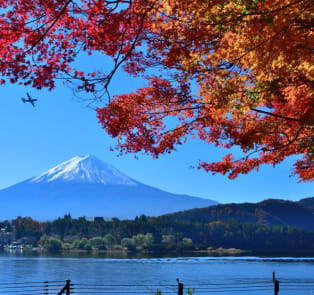 Mount Fuji from one of the Fuji Five Lakes