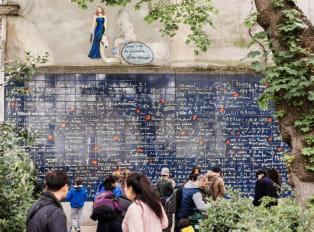 A work of art located in Montmartre