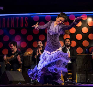 Flamenco dancing finale