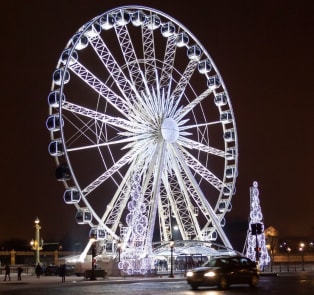 Ride the Ferris wheel at Concorde