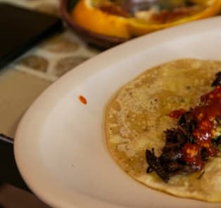 Street tacos in Mexico city