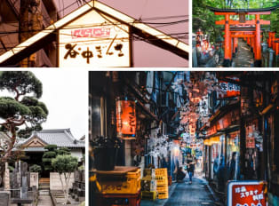 Exploring different neighborhoods in Tokyo