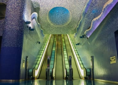 Visit the beautiful Toledo metro station