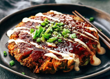 Hiroshima styled Okonomiyaki