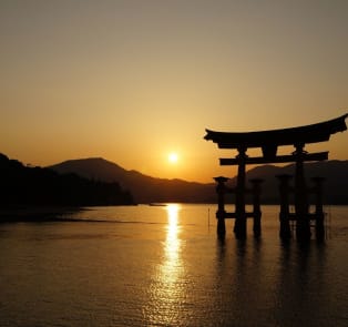 Itsukushima Shrine (currently under renovation until fu