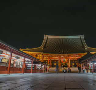 Senso-Ji Temple at night