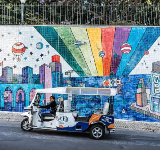 Hit the sidewalks for edgy street art