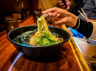 A hearty warm bowl of ramen