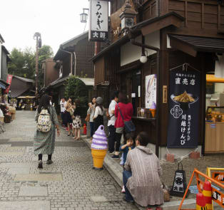 Kashiya Yokocho Street, Kawagoe, Japan