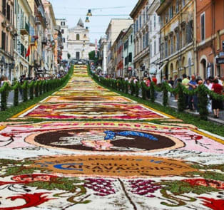 Infiorata di Genzano flower festival
