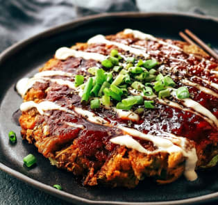 Hiroshima styled Okonomiyaki