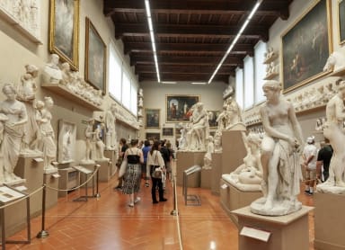 Dodge the crowds and visit David at night