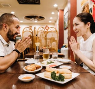 An array of traditional Japanese courses