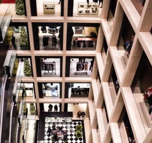 Milan's Duomo district mall
