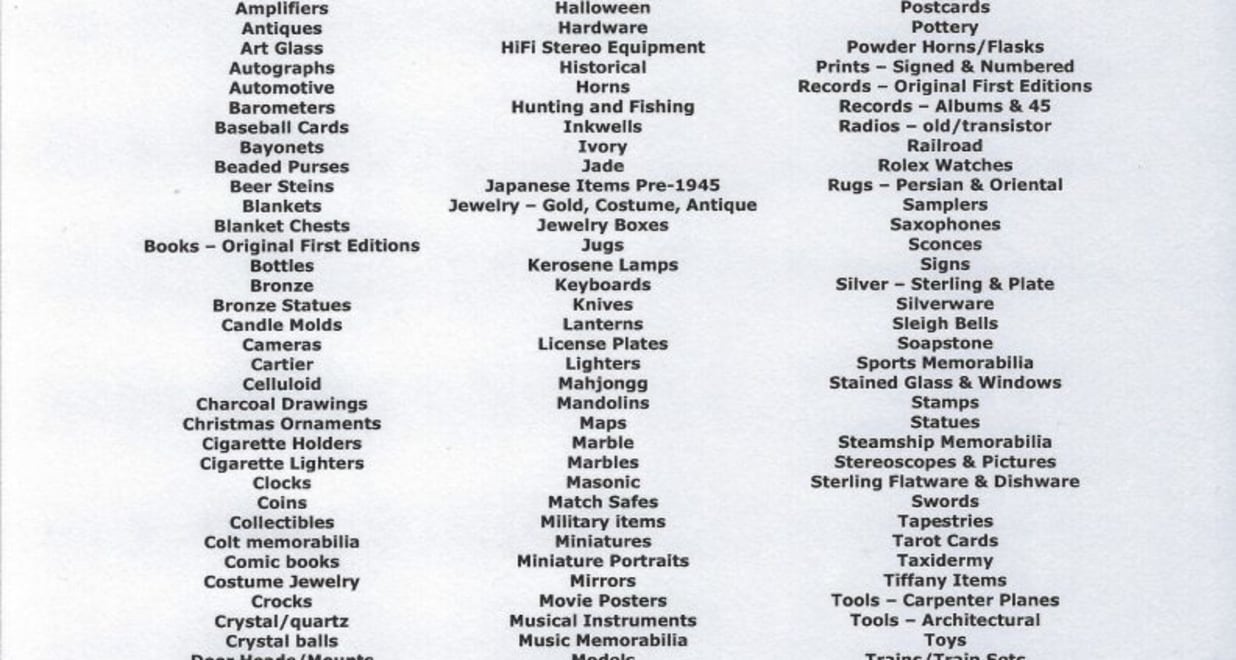 Antique Appraisal Day Free Verbal Appraisal Civiclift Christie's is another giant in the antique auction industry who's been around a very long time. civiclift