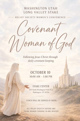 Flyer for Women's Conference