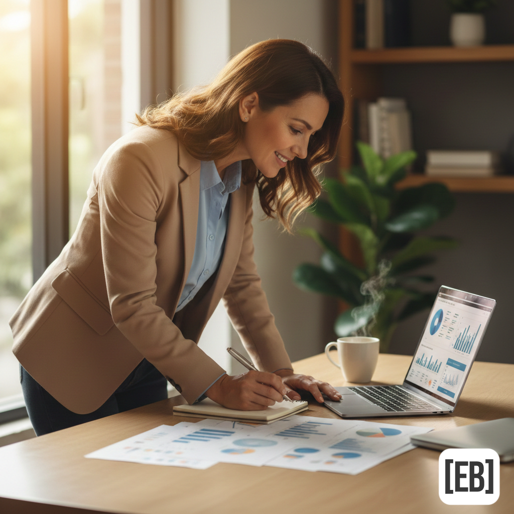 Professional at desk ready to use AI tools