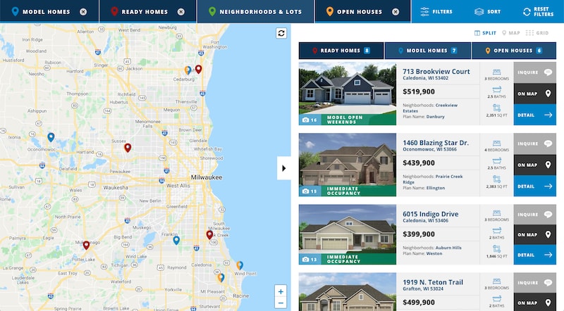 the Find Your Home page on desktop