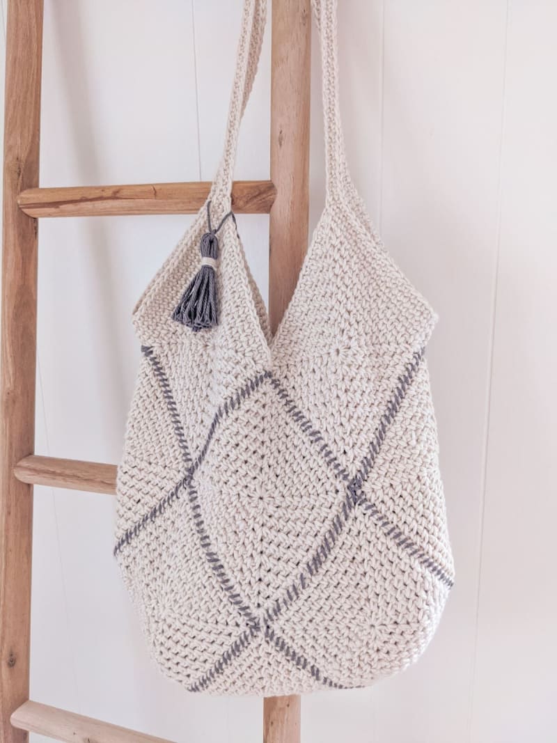 ## Crochet Granny Square Bag by Jewels and Jones