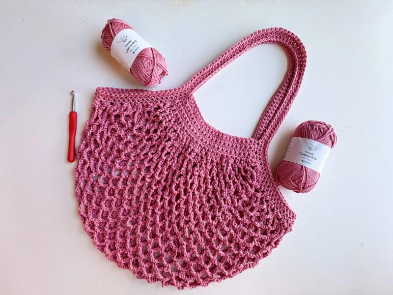 ## Crochet Market Bag by Bags by Bento