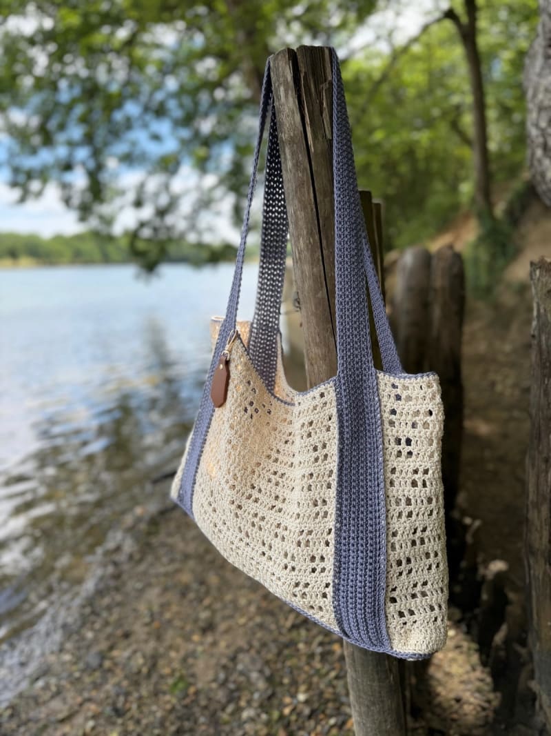 ## Free Crochet Beach Bag Pattern – HanJan Crochet