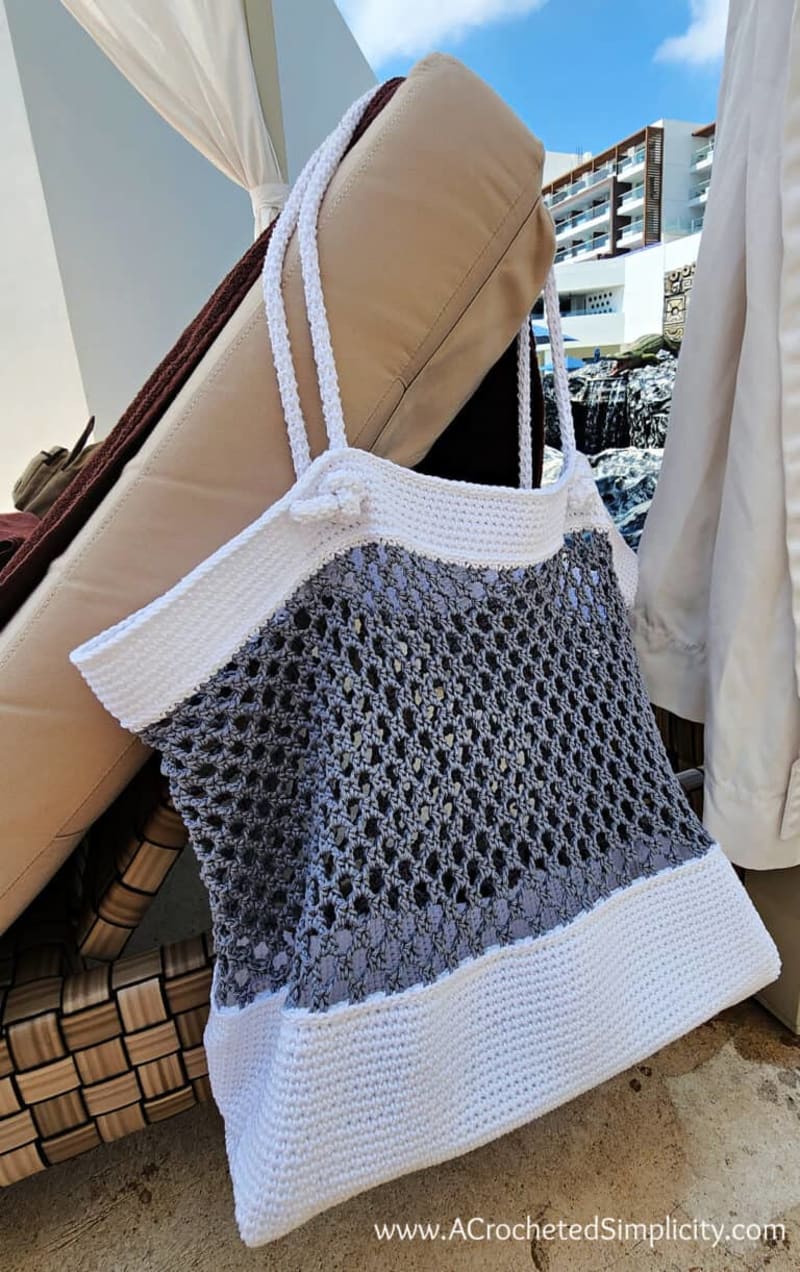 ## Summer Essentials Crochet Beach Bag – A Crocheted Simplicity