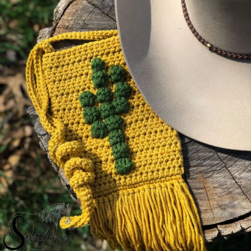 ## Small Cactus Crochet Purse – Spotted Horse Design Co.