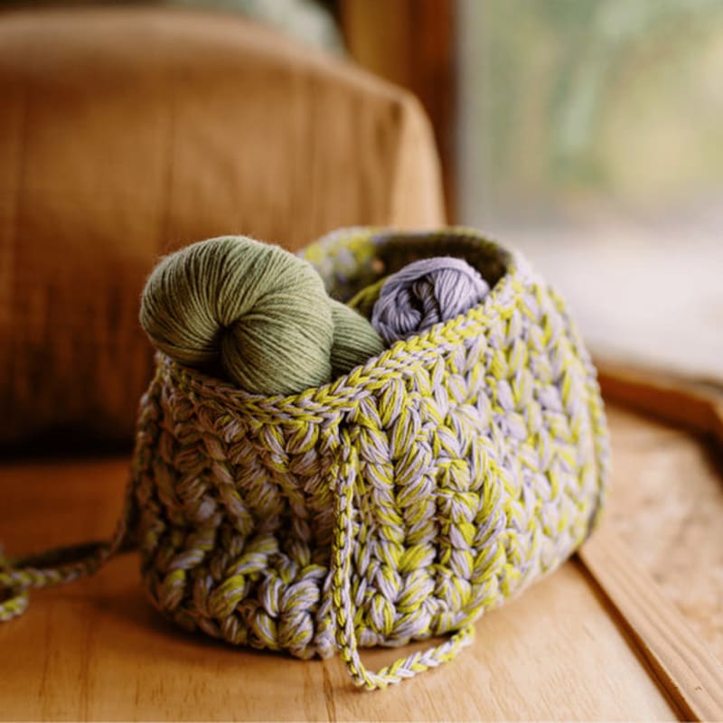 ## Vitreous Puff Stitch Bag – Hobbii