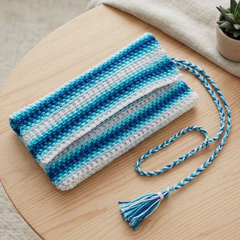 ## Beach Bar Clutch Stripes – Jennifer Stiller