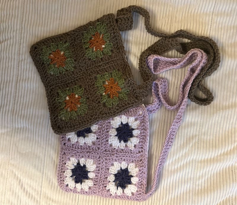 ## Granny Square Crossbody Bag – Ribblr