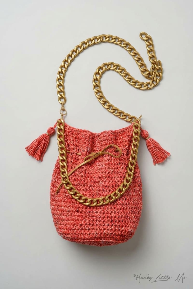 ## Zinnia Crochet Crossbody Bag – Handy Little Me