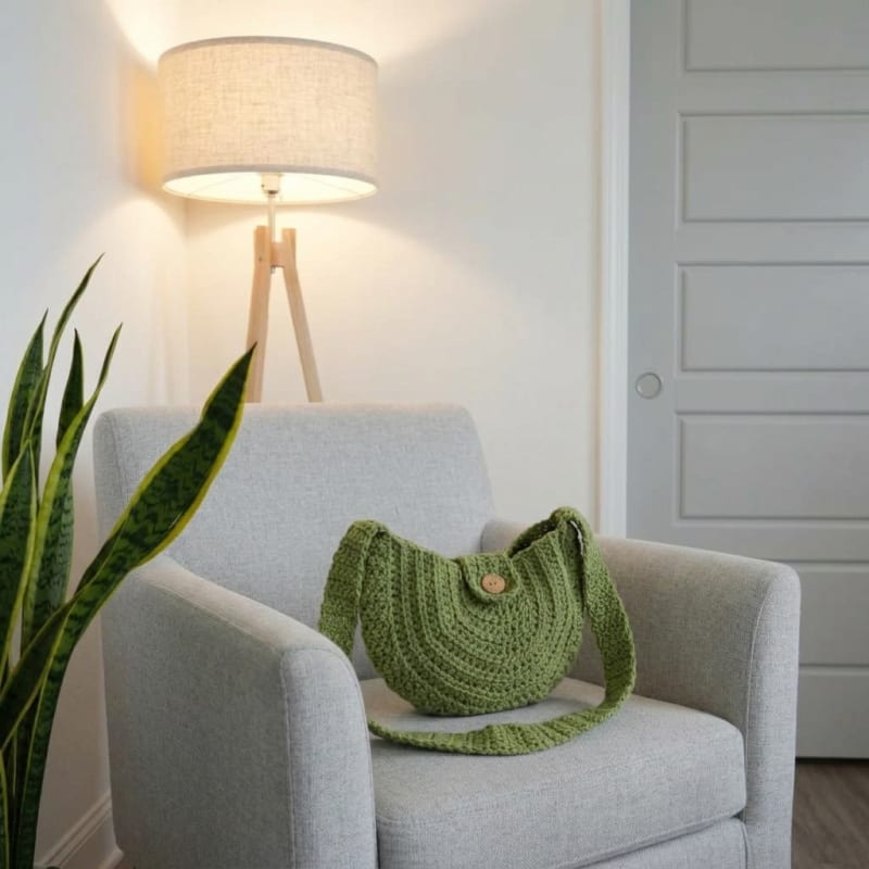 ## Crochet Crescent Bag – Viv Crochets