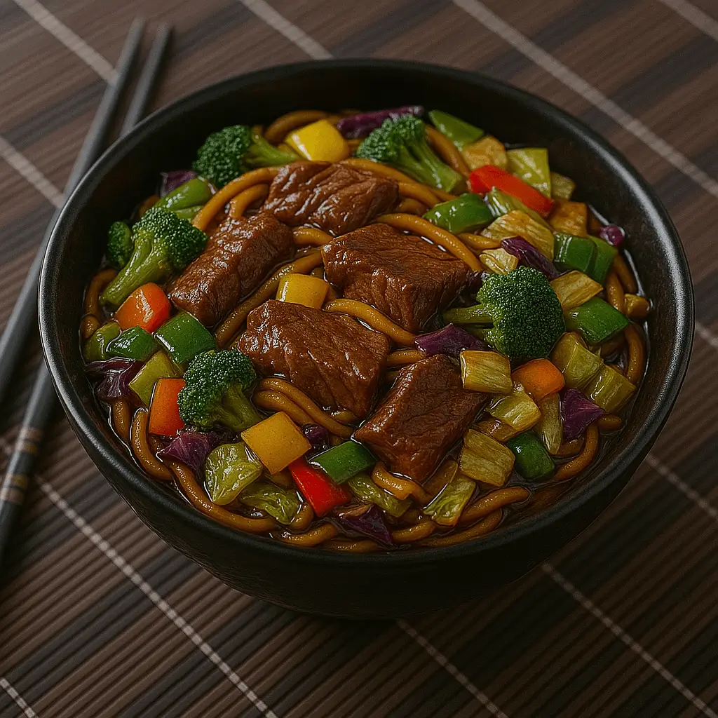 Yakisoba de Carne