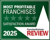 FranchiseBusiness Review 2025 Most Profitable Award