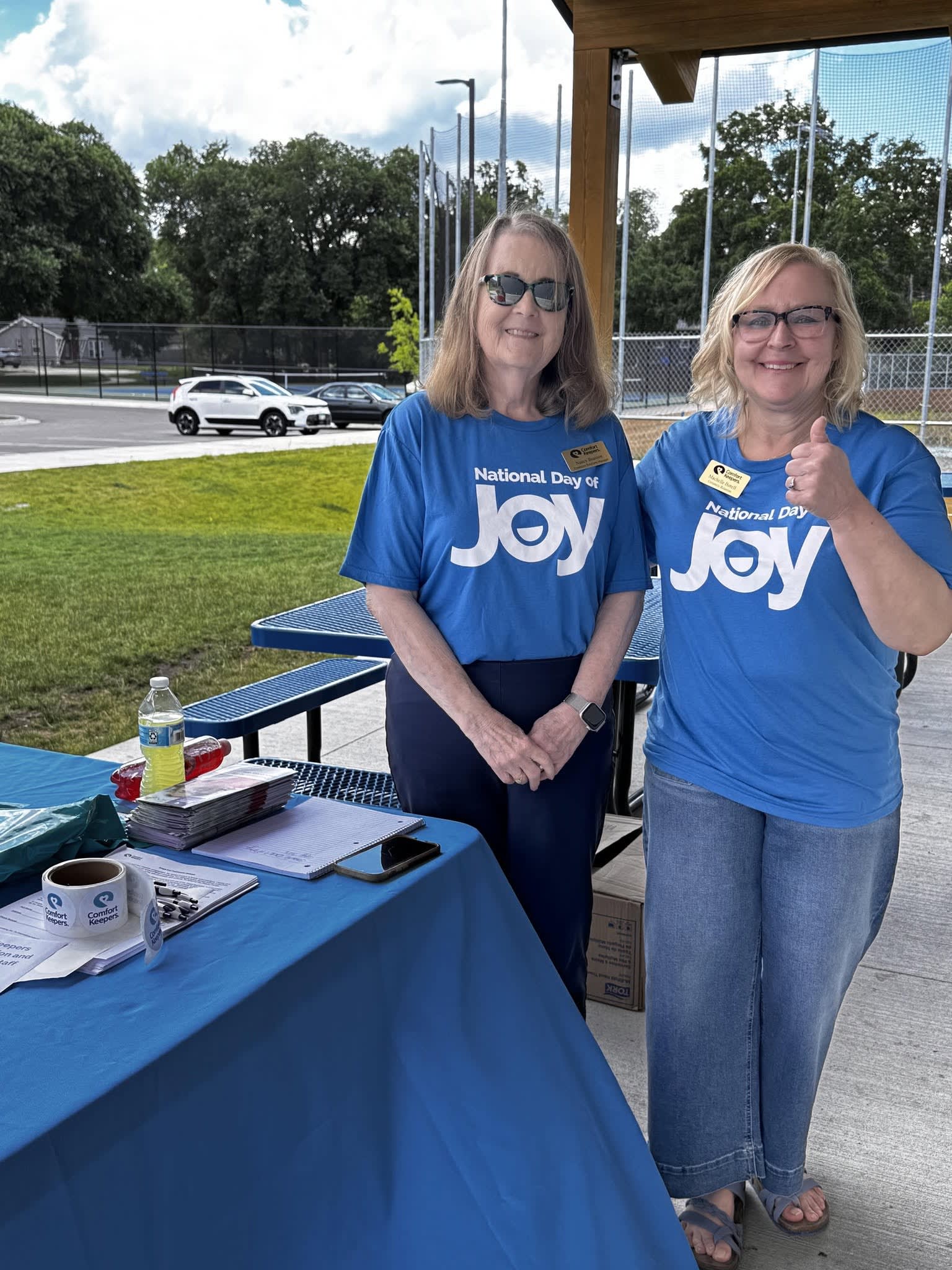 Comfort Keepers of Osseo team members at a community event