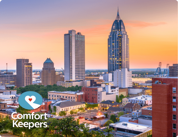 Skyline view of Mobile Alabama