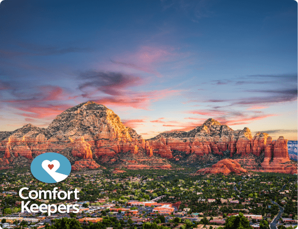 Skyline view of Sedona Arizona