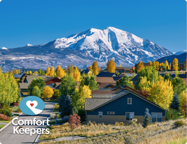Skyline view of mountains in Colorado