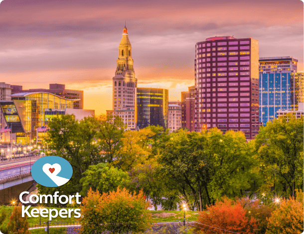 Skyline view of Hartford Connecticut