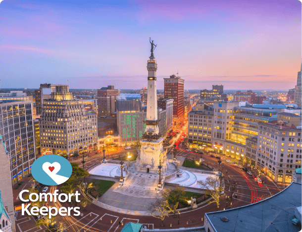 Skyline view of Indianapolis Indiana