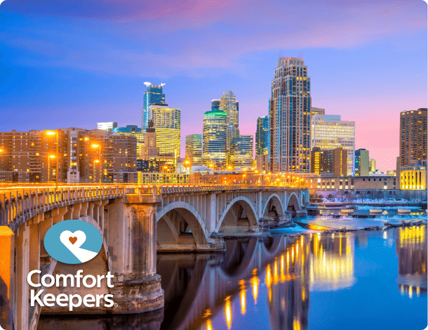 Skyline view of Minneapolis Minnesota