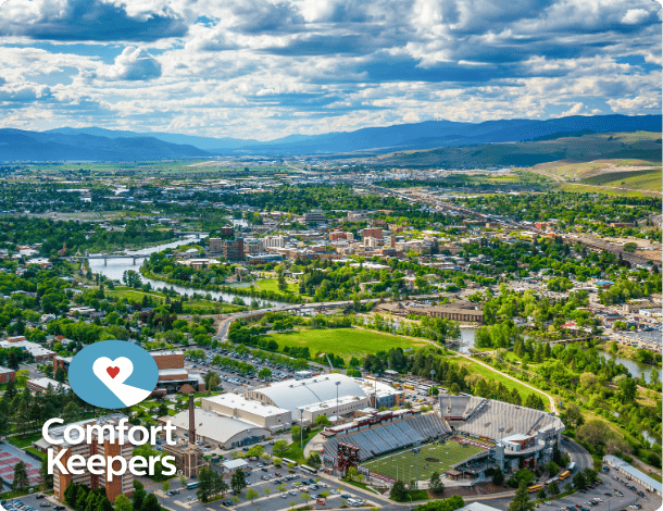Skyline view of Missoula Montana