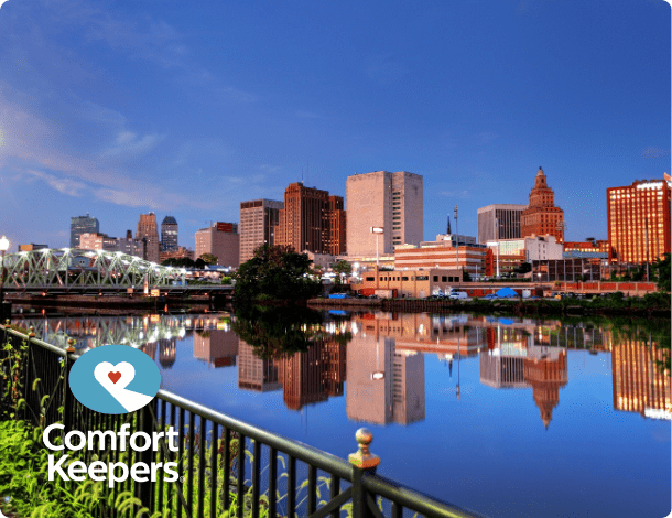 Skyline view of Newark New Jersey