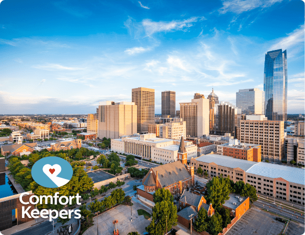 Skyline view of Oklahoma City Oklahoma