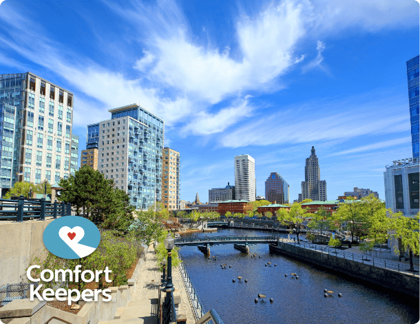 Skyline view of Providence Rhode Island