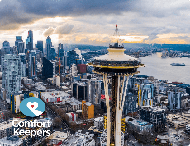 Skyline view of Seattle Washington