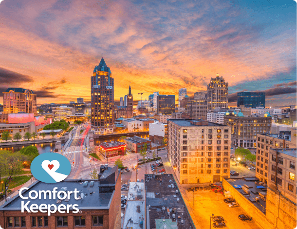 Skyline view of Milwaukee Wisconsin