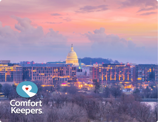 Skyline view of downtown Washington DC