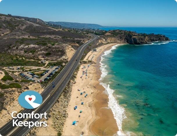Skyline view part of the California coastline