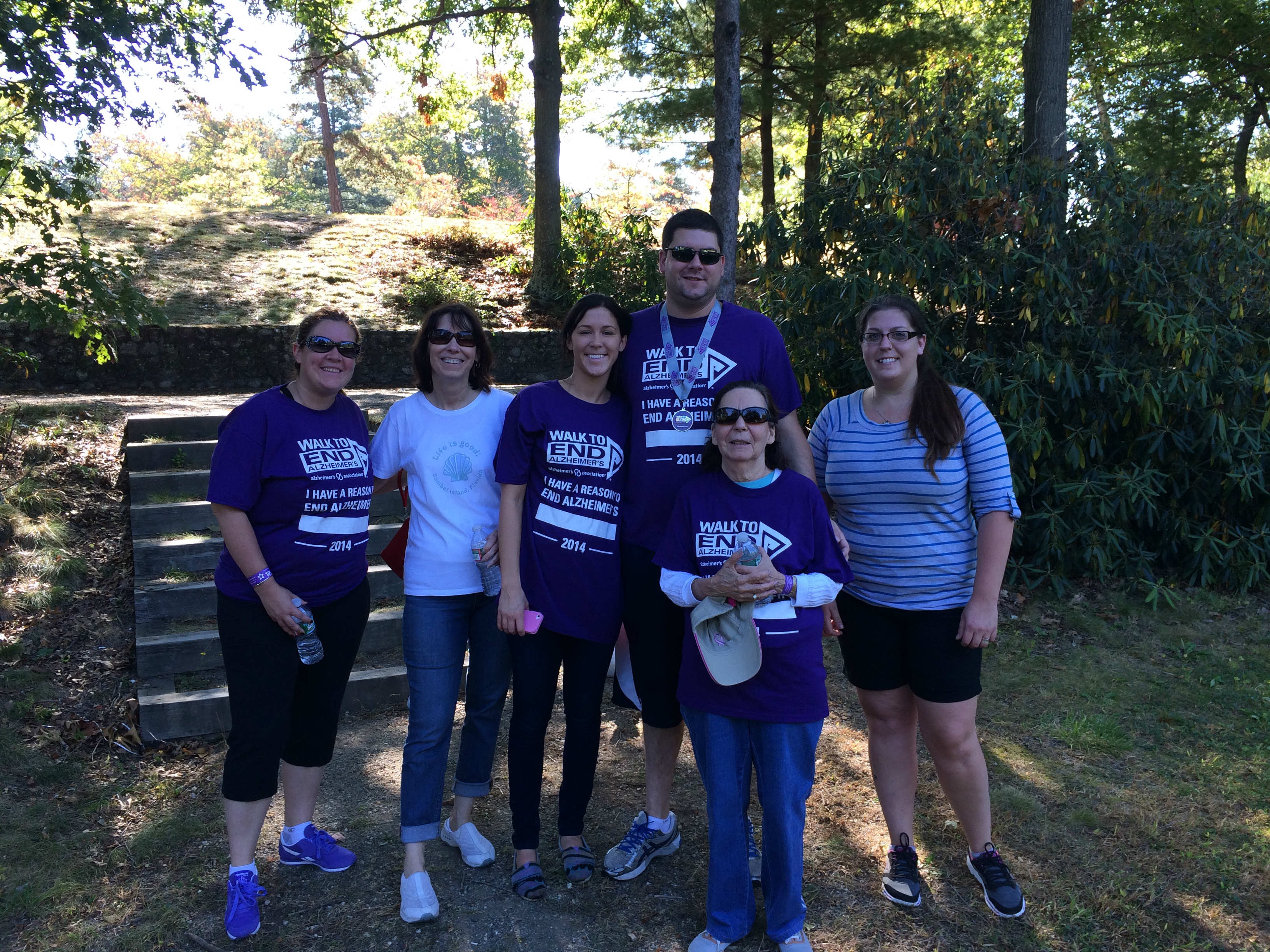 The RI Comfort Keepers team at the Walk To End Alzheimer's 